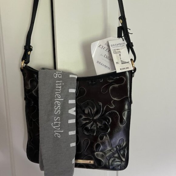 Brahmin Jody Brown Umbre Crossbody Exclusively handcrafted for Dillards Rare! - Picture 2 of 4